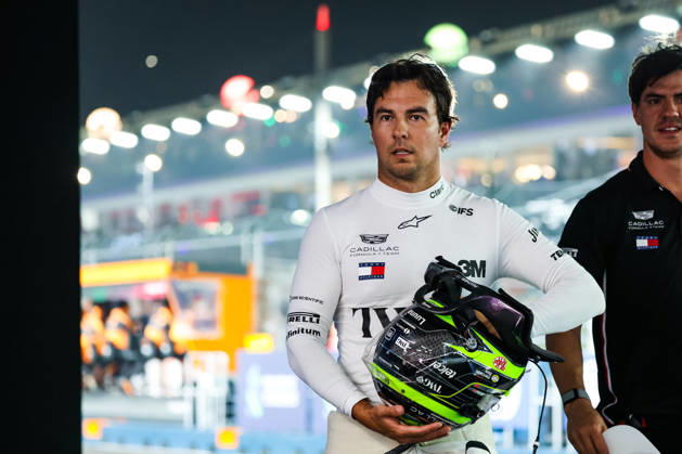 F1 - SINGAPORE GRAND PRIX 2026 PEREZ Sergio (mex), Cadillac F1 Team MAC-26, portrait during the 2026 Formula 1 Singapore Grand Prix, 17th round of the 2026 Formula One World Championship, WM, Weltmeisterschaft from October 9 to 11, 2026 on the Marina Bay Street Circuit, in Singapore, Singapore - SingaporeSingapore Copyright: xFLORENTxGOODENx