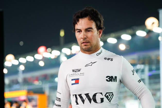 F1 - SINGAPORE GRAND PRIX 2026 PEREZ Sergio (mex), Cadillac F1 Team MAC-26, portrait during the 2026 Formula 1 Singapore Grand Prix, 17th round of the 2026 Formula One World Championship, WM, Weltmeisterschaft from October 9 to 11, 2026 on the Marina Bay Street Circuit, in Singapore, Singapore - SingaporeSingapore Copyright: xFLORENTxGOODENx