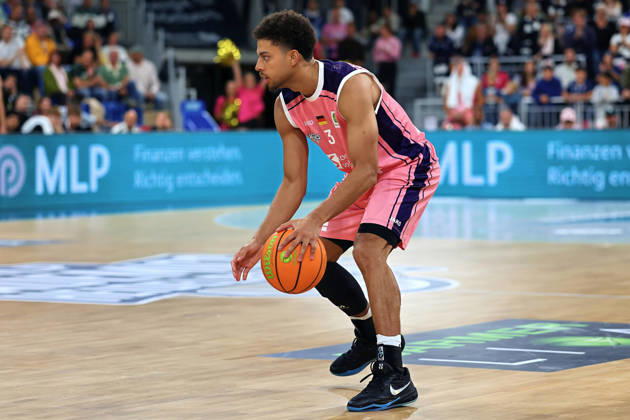 Kevin McClain, MLP Academics Heidelberg, 03 GER BBL MLP Academics Heidelberg SBB Baskets Wolmirstedt Basketball Barmer 2 Basketball Bundesliga ProA Matchday 4, 2026–2027 Season, October 10, 2026 GER MLP Academics Heidelberg SBB Baskets Wolmirstedt, Basketball Barmer 2 Basketball Bundesliga ProA Matchday 4, 2026–2027 Season, October 10, 2026, Heidelberg Copyright: xEibner-Pressefoto JoergxHirschx EP_JHH