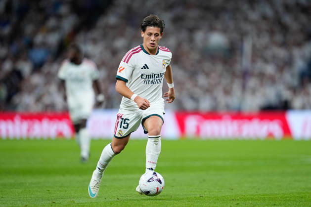 October 10, 2026, Madrid, Madrid, Spain: Arda Guler of Real Madrid CF runs with the ball during the Spanish League, LaLiga EA Sports, football match between Real Madrid and Villarreal CF at Bernabeu stadium on October 10, 2026, in Madrid, Spain. Real Madrid V Villarreal CF - LaLiga EA Sports  - ZUMAa181 20261010_zaa_a181_199 Copyright: xDennisxAgyemanx