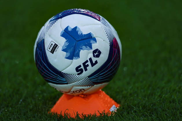 FC Zurich vs. FC Thun, Brack Super League, October 10, 2026 Match ball from the Brack Super League soccer game between FC Zurich and FC Thun on October 10, 2026, at Letzigrund Stadium, Zurich, Switzerland Zurich Letzigrund Stadium Zurich Switzerland