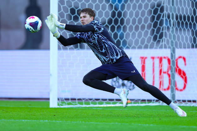 FC Zurich vs. FC Thun, Brack Super League, October 10, 2026, Silas Huber 1, FC Zurich during the warm-up for the Brack Super League soccer match between FC Zurich and FC Thun, October 10, 2026, Letzigrund Stadium, Zurich, Switzerland; Zurich, Letzigrund Stadium, Zurich, Switzerland