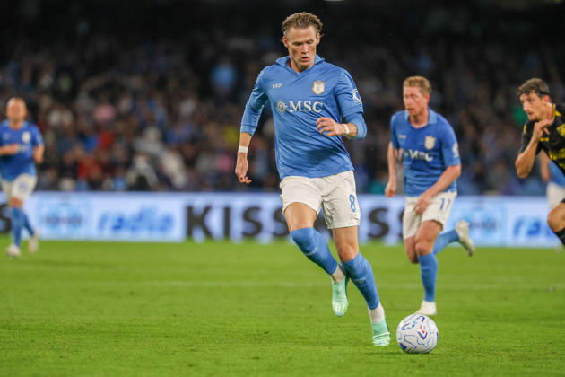 October 10, 2026, Napoli, Campania, ITALIA: Scott McTominay of SSC Napoli during the 2026 27 Serie A match between SSC Napoli and FC Frosinone, played on October 10, 2026, at the Stadio Diego Armando Maradona in Naples Serie A Football Match †2026 27 Season: Napoli Vs. Frosinone - ZUMAs236 20261010_aap_s236_090 Copyright: xFabioxSassox