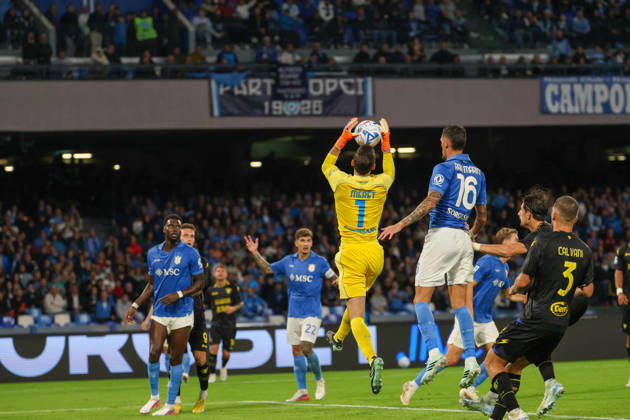October 10, 2026, Napoli, Campania, ITALIA: Alex Meret of SSC Napoli during the 2026 27 Serie A match between SSC Napoli and FC Frosinone, played on October 10, 2026, at the Stadio Diego Armando Maradona in Naples Napoli ITALIA - ZUMAs236 20261010_aap_s236_071 Copyright: xFabioxSassox