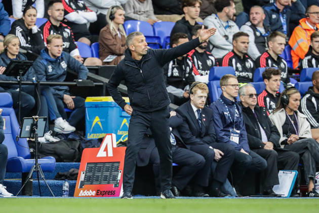 10th October 2026; Portman Road, Ipswich, Suffolk, England; Premier League Football, Ipswich Town versus Fulham; Ipswich Town manager Gary O Neil gives instructions AndyxSkinner