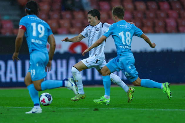 FC Zurich vs. FC Thun, Brack Super League, October 10, 2026, Kevin Spadanuda, 17, FC Zurich during the Brack Super League soccer match between FC Zurich and FC Thun on October 10, 2026, at Letzigrund Stadium, Zurich, Switzerland; Zurich, Letzigrund Stadium, Zurich, Switzerland