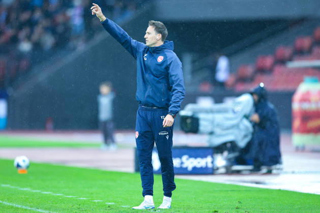 FC Zurich vs. FC Thun, Brack Super League, October 10, 2026. Yves Zahnd, assistant coach of FC Thun, during the Brack Super League soccer match between FC Zurich and FC Thun on October 10, 2026, Letzigrund Stadium, Zurich, Switzerland Zurich Letzigrund Stadium Zurich Switzerland