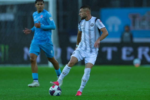 FC Zurich vs. FC Thun, Brack Super League, October 10, 2026; Valon Berisha, 23, FC Zurich, during the Brack Super League soccer match between FC Zurich and FC Thun on October 10, 2026, at Letzigrund Stadium, Zurich, Switzerland; Zurich, Letzigrund Stadium, Zurich, Switzerland