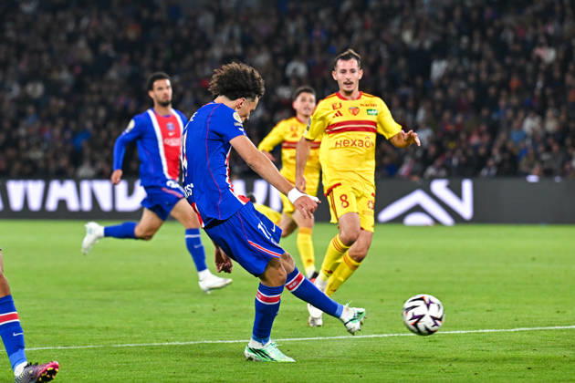 Paris Saint-Germain v Le Mans FC - Ligue 1 McDonald s 2026 2027 Maghnes AKLIOUCHE of Paris Saint-Germain scores a goal during Ligue 1 McDonald s match between Paris and Le Mans at Parc des Princes on October 10, 2026 in Paris, France. Paris France  Copyright: xBaptistexFernandezx 776573319