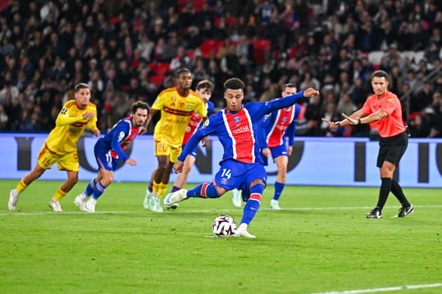 Paris Saint-Germain v Le Mans FC - Ligue 1 McDonald s 2026 2027 DÃ sirÃ DOUE of Paris Saint-Germain scores a goal but is invalid during Ligue 1 McDonald s match between Paris and Le Mans at Parc des Princes on October 10, 2026 in Paris, France. Paris France  Copyright: xBaptistexFernandezx 776573319