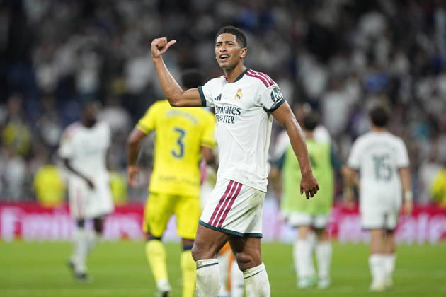 October 10, 2026, Madrid, Madrid, Spain: Jude Bellingham of Real Madrid CF gestures during the Spanish League, LaLiga EA Sports, football match between Real Madrid and Villarreal CF at Bernabeu stadium on October 10, 2026, in Madrid, Spain. Real Madrid V Villarreal CF - LaLiga EA Sports - ZUMAa181 20261010_zaa_a181_292 Copyright: xOscarxJ.xBarrosox