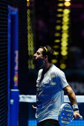 DÜSSELDORF, GERMANY - 10 OCTOBER 2026: Image shows Jon Sanz (ESP) during CUPRA Germany Premier Padel P2 2026 Day 7: Semifinals at CASTELLO Düsseldorf on 10 10 2026 in Düsseldorf, Germany. Germany Copyright: xFröhlichxPascalx