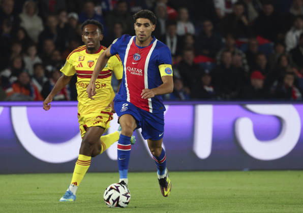 FOOTBALL : Paris Saint Germain Vs Le Mans - Ligue 1 - 10 10 2026 Achraf Hakimi (Paris Saint Germain) ParisFrance Copyright: xMichaelxBaucherx