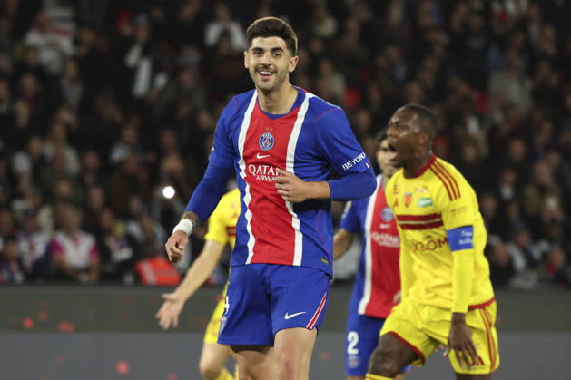 FOOTBALL : Paris Saint Germain Vs Le Mans - Ligue 1 - 10 10 2026 Joie - But de Lucas Beraldo (Paris Saint Germain) ParisFrance Copyright: xMichaelxBaucherx
