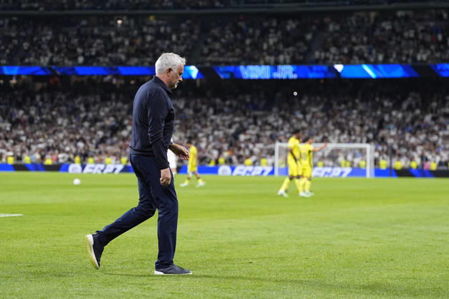 October 10, 2026, Madrid, Madrid, Spain: Jose Mourinho, head coach of Real Madrid CF, walks alone during the Spanish League, LaLiga EA Sports, football match between Real Madrid and Villarreal CF at Bernabeu stadium on October 10, 2026, in Madrid, Spain. Madrid Spain - ZUMAa181 20261010_zaa_a181_291 Copyright: xOscarxJ.xBarrosox