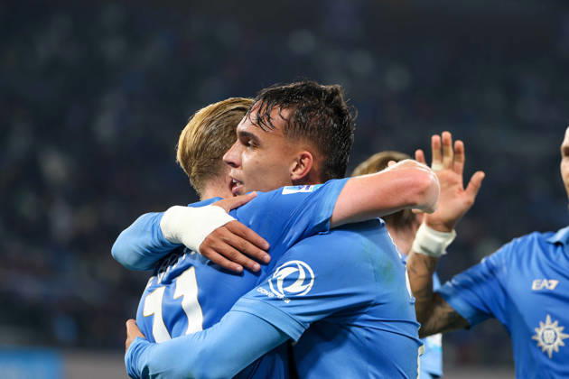 October 10, 2026, Napoli, Campania, ITALIA: Goal the Kevi De Bruyne of SSC Napoli during the 2026 27 Serie A match between SSC Napoli and FC Frosinone, played on October 10, 2026, at the Stadio Diego Armando Maradona in Naples Napoli ITALIA - ZUMAs236 20261010_aap_s236_104 Copyright: xFabioxSassox