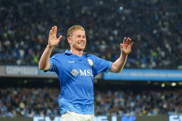 October 10, 2026, Napoli, Campania, ITALIA: Goal the Kevi De Bruyne of SSC Napoli during the 2026 27 Serie A match between SSC Napoli and FC Frosinone, played on October 10, 2026, at the Stadio Diego Armando Maradona in Naples Napoli ITALIA - ZUMAs236 20261010_aap_s236_113 Copyright: xFabioxSassox