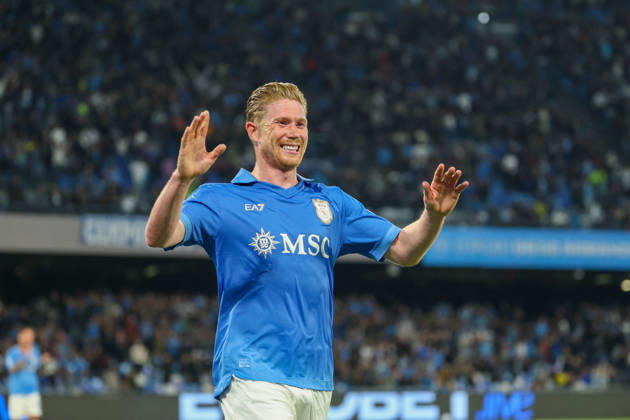 October 10, 2026, Napoli, Campania, ITALIA: Goal the Kevi De Bruyne of SSC Napoli during the 2026 27 Serie A match between SSC Napoli and FC Frosinone, played on October 10, 2026, at the Stadio Diego Armando Maradona in Naples Napoli ITALIA - ZUMAs236 20261010_aap_s236_118 Copyright: xFabioxSassox