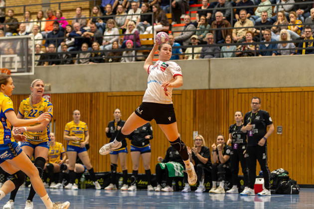 Handball Women 2026–2027 Season 2nd Bundesliga Matchday 5 SV Todesfelde vs. HSV Solingen Gräfrath 76 October 10, 2026 Frida Heimann 6, HSV Solingen Gräfrath 76, Bad Schwartau, Ludwig Jahn Hall, Schleswig-Holstein, Germany Copyright: xLobeca FabianxLamprechtx