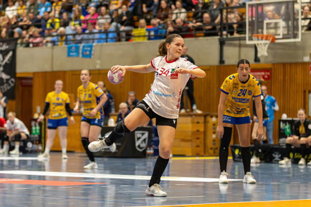Handball I Women I 2026–2027 Season I 2nd Bundesliga I Matchday 5 I SV Todesfelde vs. HSV Solingen Gräfrath 76 I October 10, 2026 Merit Müller 24, HSV Solingen Gräfrath 76, Bad Schwartau, Ludwig Jahn Hall, Schleswig-Holstein, Germany Copyright: xLobeca FabianxLamprechtx