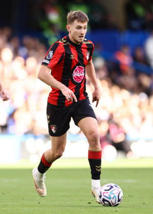 Chelsea gegen Bournemouth, 10. Oktober 2026, London, Premier League, Fußball, Chelsea gegen Bournemouth, David Brooks von Bournemouth, Foto: Jacques Feeney, Abseits, London, Großbritannien Copyright: xJacquesxFeeneyx xOffsidexOffside