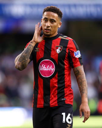 Chelsea gegen Bournemouth, 10. Oktober 2026, London, Premier League, Fußball, Chelsea gegen Bournemouth, Marcus Tavernier von Bournemouth, Foto: Jacques Feeney, Abseits, London, Großbritannien Copyright: xJacquesxFeeneyx xOffsidexOffside