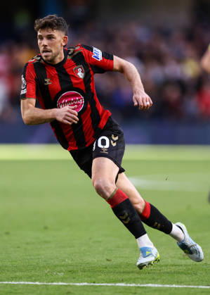 Chelsea gegen Bournemouth, 10. Oktober 2026, London, Premier League, Fußball, Chelsea gegen Bournemouth, Ryan Christie von Bournemouth, Foto: Jacques Feeney, Abseits, London, Großbritannien Copyright: xJacquesxFeeneyx xOffsidexOffside