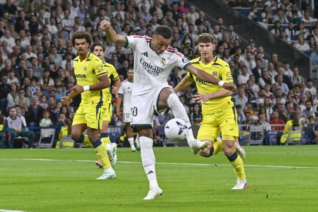 October 10, 2026, Madrid, Madrid, Spain: 10 KYLIAN MBAPPE of Real Madrid CF shoots for goal during the match on Matchday 8 of the 2026-27 National League First Division Championship between REAL MADRID C.F. and VILLARREAL CF, played at the Bernabeu Stadium on October 10, 2026, in Madrid, Spain. REAL MADRID C.F. Vs. VILLARREAL CF - 2026 27 National League First Division Championship 10.10.26 - ZUMAc312 20261010_zsp_c312_123 Copyright: xOscarxManuelxSanchezx