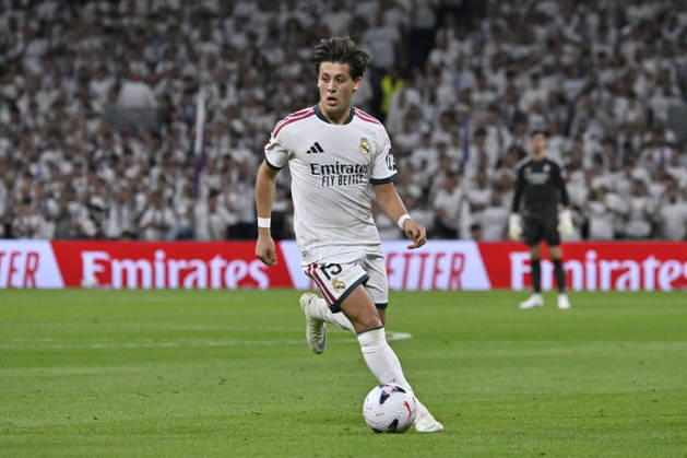 October 10, 2026, Madrid, Madrid, Spain: 15 ARDA GULER of Real Madrid CF in action during the match on Matchday 8 of the 2026-27 National League First Division Championship between REAL MADRID C.F. and VILLARREAL CF, played at the Bernabeu Stadium on October 10, 2026, in Madrid, Spain. REAL MADRID C.F. Vs. VILLARREAL CF - 2026 27 National League First Division Championship 10.10.26 - ZUMAc312 20261010_zsp_c312_151 Copyright: xOscarxManuelxSanchezx