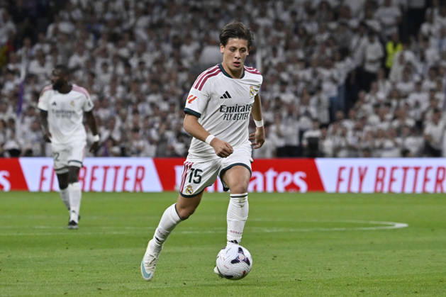 October 10, 2026, Madrid, Madrid, Spain: 15 ARDA GULER of Real Madrid CF in action during the match on Matchday 8 of the 2026-27 National League First Division Championship between REAL MADRID C.F. and VILLARREAL CF, played at the Bernabeu Stadium on October 10, 2026, in Madrid, Spain. REAL MADRID C.F. Vs. VILLARREAL CF - 2026 27 National League First Division Championship 10.10.26 - ZUMAc312 20261010_zsp_c312_163 Copyright: xOscarxManuelxSanchezx