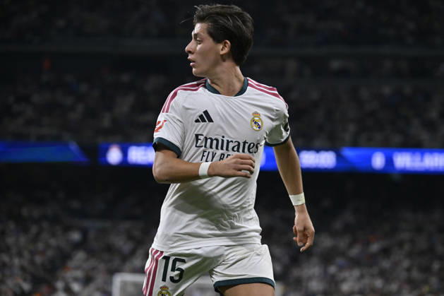 October 10, 2026, Madrid, Madrid, Spain: 15 ARDA GULER of Real Madrid CF during the match on Matchday 8 of the 2026-27 National League First Division Championship between REAL MADRID C.F. and VILLARREAL CF, played at the Bernabeu Stadium on October 10, 2026, in Madrid, Spain. REAL MADRID C.F. Vs. VILLARREAL CF - 2026 27 National League First Division Championship 10.10.26  - ZUMAc312 20261010_zsp_c312_244 Copyright: xOscarxManuelxSanchezx