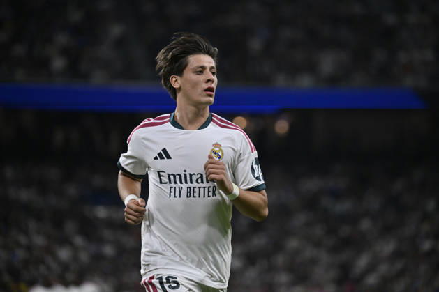 October 10, 2026, Madrid, Madrid, Spain: 15 ARDA GULER of Real Madrid CF during the match on Matchday 8 of the 2026-27 National League First Division Championship between REAL MADRID C.F. and VILLARREAL CF, played at the Bernabeu Stadium on October 10, 2026, in Madrid, Spain. REAL MADRID C.F. Vs. VILLARREAL CF - 2026 27 National League First Division Championship 10.10.26  - ZUMAc312 20261010_zsp_c312_247 Copyright: xOscarxManuelxSanchezx