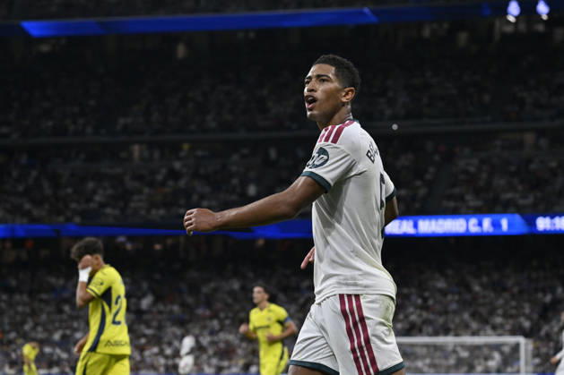 October 10, 2026, Madrid, Madrid, Spain: 5 JUDE BELLINGHAM of Real Madrid CF heads toward the stands during the match on Matchday 8 of the 2026-27 National League First Division Championship between REAL MADRID C.F. and VILLARREAL CF, played at the Bernabeu Stadium on October 10, 2026, in Madrid, Spain. REAL MADRID C.F. Vs. VILLARREAL CF - 2026 27 National League First Division Championship 10.10.26 - ZUMAc312 20261010_zsp_c312_270 Copyright: xOscarxManuelxSanchezx