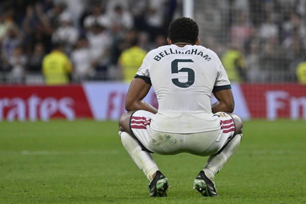 October 10, 2026, Madrid, Madrid, Spain: 5 JUDE BELLINGHAM of Real Madrid CF during the match on Matchday 8 of the 2026-27 National League First Division Championship between REAL MADRID C.F. and VILLARREAL CF, played at the Bernabeu Stadium on October 10, 2026, in Madrid, Spain. REAL MADRID C.F. Vs. VILLARREAL CF - 2026 27 National League First Division Championship 10.10.26  - ZUMAc312 20261010_zsp_c312_283 Copyright: xOscarxManuelxSanchezx