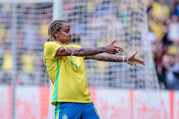 RECORD DATE NOT STATED match between Brazil and Argentina friendly 2026 Porto Alegre (RS), 10 10 2026 - Friendly match Women s national team, Nationalteam Brazil vs Argentina - Geise scores and celebrates her goal in the match between Brazil and Argentina, valid for the 2026 friendly match held at the Beira Rio stadium, in the city of Porto Alegre, on the afternoon of this Saturday, October 10, 2026. Credit: Wellington Rosa PHD Press TheNews2.(Foto: Phd Press Thenews2 imago images) SPO Copyright: xPHDxPRESSx