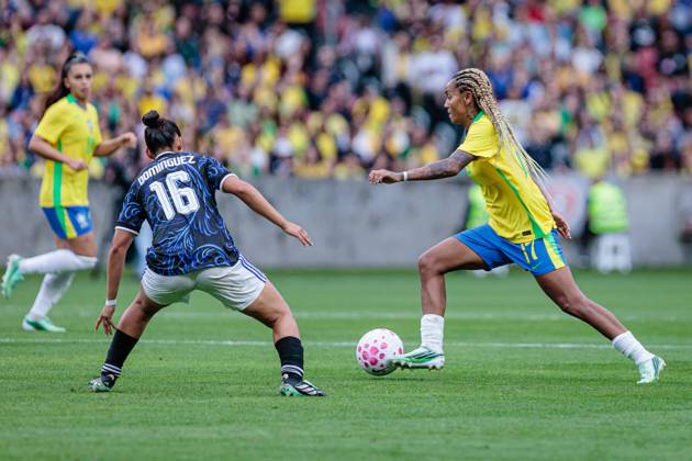 RECORD DATE NOT STATED match between Brazil and Argentina friendly 2026 Porto Alegre (RS), 10 10 2026 - Friendly match Women s national team, Nationalteam Brazil vs Argentina - Sofia and Geyse Lance in the match between Brazil and Argentina, valid for the 2026 friendly match held at the Beira Rio stadium, in the city of Porto Alegre, on the afternoon of this Saturday, October 10, 2026. Credit: Wellington Rosa PHD Press TheNews2.(Foto: Phd Press Thenews2 imago images) SPO Copyright: xPHDxPRESSx
