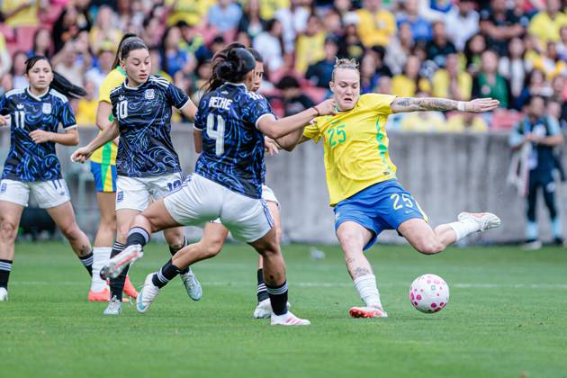 RECORD DATE NOT STATED match between Brazil and Argentina friendly 2026 Porto Alegre (RS), 10 10 2026 - Friendly match Women s national team, Nationalteam Brazil vs Argentina - Action in the match between Brazil and Argentina, valid for the 2026 friendly match held at the Beira Rio stadium, in the city of Porto Alegre, on the afternoon of this Saturday, October 10, 2026. Credit: Wellington Rosa PHD Press TheNews2.(Foto: Phd Press Thenews2 imago images) SPO Copyright: xPHDxPRESSx