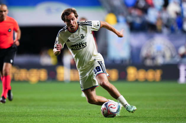 October 10, 2026: Philadelphia Union Midfielder Indiana Vassilev (19) controls the ball during the first half of an MLS, Fussball Herren, USA match against Real Salt Lake at Subaru Park in Chester, Pennsylvania. CSM Chester United States of America - ZUMAc04_ 20261010_zma_c04_264 Copyright: xKylexRoddenx