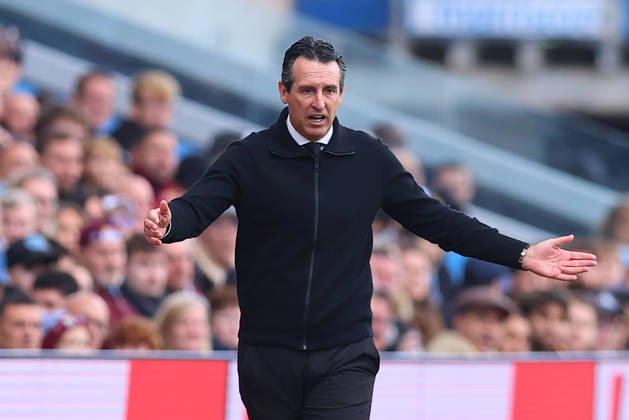 Aston Villa v Brentford, Premier League Aston Villa manager Unai Emery gestures during the Aston Villa v Brentford Premier League match at Villa Park, Birmingham, England on 10 October 2026 Credit: Ryan Crockett Every Second Media Editorial use only. All images are copyright Every Second Media Limited. No images may be reproduced without prior permission. All rights reserved. Premier League and Football League images are subject to licensing agreements with Football DataCo Limited. see https: www.football-dataco.com Copyright: xIMAGO EveryxSecondxMediax ESM-2212-0213 RyanxCrockettx xEveryxSecondxMediax