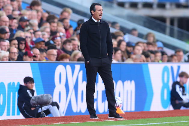 Aston Villa v Brentford, Premier League Aston Villa manager Unai Emery gestures during the Aston Villa v Brentford Premier League match at Villa Park, Birmingham, England on 10 October 2026 Credit: Ryan Crockett Every Second Media Editorial use only. All images are copyright Every Second Media Limited. No images may be reproduced without prior permission. All rights reserved. Premier League and Football League images are subject to licensing agreements with Football DataCo Limited. see https: www.football-dataco.com Copyright: xIMAGO EveryxSecondxMediax ESM-2212-0221 RyanxCrockettx xEveryxSecondxMediax