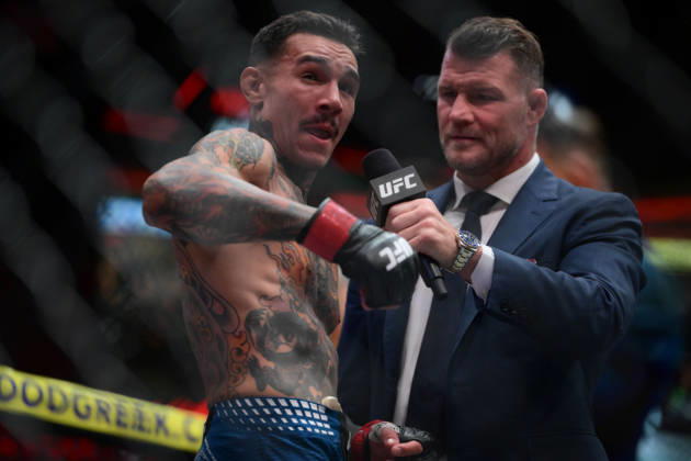 October 10, 2026, Las Vegas, Nevada, USA: ANDRE FILI defeats KAI KAMAKA III by KO, Round 2, :22 during UFC Fight Night night the Meta APEX in Las Vegas. UFC Fight Night: Andre Fili Defeats Kai Kamaka III By KO - ZUMAo117 20261010_zsp_o117_006 Copyright: xMikaelxOnax