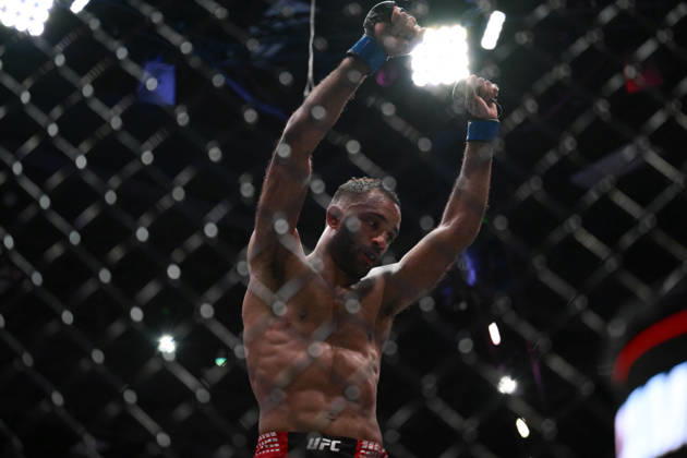 October 10, 2026, Las Vegas, Nevada, USA: JAI HERBERT defeats MATHEUS CAMILO by unanimous decision (29-28, 29-28, 29-28) during UFC Fight Night night the Meta APEX in Las Vegas. Las Vegas USA - ZUMAo117 20261010_zsp_o117_022 Copyright: xMikaelxOnax