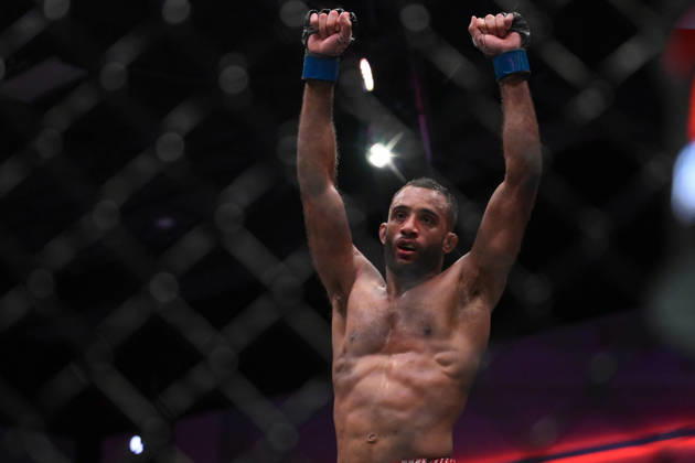October 10, 2026, Las Vegas, Nevada, USA: JAI HERBERT defeats MATHEUS CAMILO by unanimous decision (29-28, 29-28, 29-28) during UFC Fight Night night the Meta APEX in Las Vegas. UFC Fight Night: Co-Main Event: Jai Herbert Defeats Matheus Camilo By Unanimous Decision. - ZUMAo117 20261010_zsp_o117_020 Copyright: xMikaelxOnax