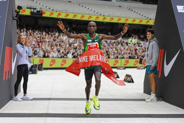 Melbourne Marathon Festival in Melbourne, Australia – 11 Oct 2026 Eliud Kipchoge completes the Melbourne Marathon. The Nike Melbourne Marathon Festival brings together elite athletes, recreational runners and participants of different ages and abilities for a major running event in Melbourne. The 2026 festival is expected to attract approximately 66,000 participants across all events over two days, including 20,000 runners in the full marathon. The festival features multiple distances, with participants finishing inside the Melbourne Cricket Ground (MCG). Melbourne Australia Copyright: xYexMyoxKhantx xSOPAxImagesx Ye-Myo-Khant-1457625