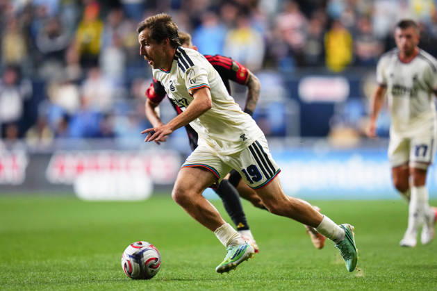 October 10, 2026: Philadelphia Union Midfielder Indiana Vassilev (19) controls the ball during the first half of an MLS, Fussball Herren, USA match against Real Salt Lake at Subaru Park in Chester, Pennsylvania. CSM Chester United States of America - ZUMAc04_ 20261010_zma_c04_339 Copyright: xKylexRoddenx
