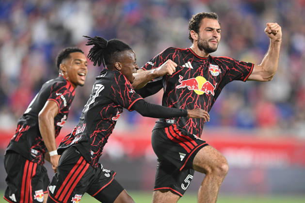 October 10, 2026, Harrison, New Jersey, United States of America: Harrison, New Jersey United States of America. 10 Oct, 2026. New York Red Bulls defender DEVIN PADELFORD (59) celebrates his first goal of the season at Sports Illustrated Stadium New York defeats San Diego 4 to 1. Credit: , Jr. Zuma Press Harrison United States of America - ZUMAa301 20261010_aaf_a301_007 Copyright: xBrooksxVonxArxx