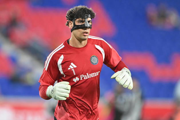October 10, 2026, Harrison, New Jersey, United States of America: Harrison, New Jersey United States of America. 10 Oct, 2026. San Diego FC goalkeeper CJ DOS SANTOS (1) in action at Sports Illustrated Stadium New York defeats San Diego 4 to 1. Credit: , Jr. Zuma Press Harrison United States of America - ZUMAa301 20261010_aaf_a301_022 Copyright: xBrooksxVonxArxx
