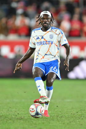 October 10, 2026, Harrison, New Jersey, United States of America: Harrison, New Jersey United States of America. 10 Oct, 2026. San Diego FC defender MANU DUAH (26) in action at Sports Illustrated Stadium New York defeats San Diego 4 to 1. Credit: , Jr. Zuma Press Harrison United States of America - ZUMAa301 20261010_aaf_a301_023 Copyright: xBrooksxVonxArxx