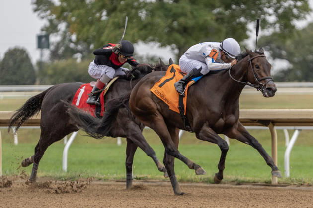 HORSE RACING 2026: QEII GI Day Keeneland OCT 10 October 10, 2026, Lexington, Kentucky, USA: Where Luck Lives (7) ridden by Luis Saez wins an allowance on QEII Day on October 10, 2026. Jessica Morgan Eclipse Sportswire CSM(Credit Image: Â Cal Media) Lexington Kentucky USA EDITORIAL USE ONLY Copyright: xx ZUMA-20261010_faf_cs17_107.jpg 01354200x csmphotothree532967