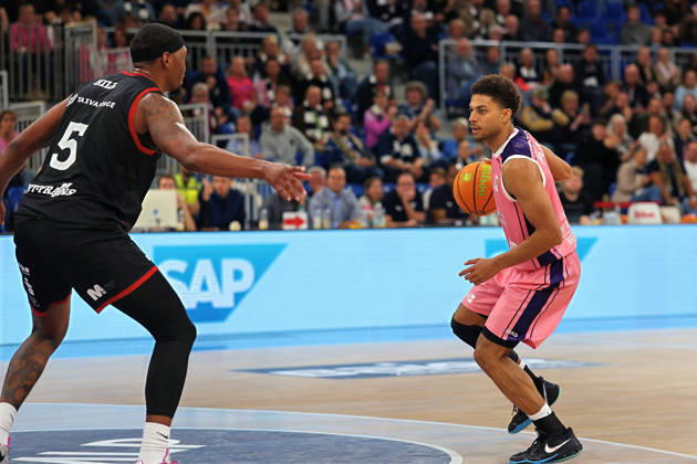 Kevin McClain, MLP Academics Heidelberg, 03 GER BBL MLP Academics Heidelberg SBB Baskets Wolmirstedt Basketball Barmer 2 Basketball Bundesliga ProA Matchday 4, 2026–2027 Season, October 10, 2026 GER MLP Academics Heidelberg SBB Baskets Wolmirstedt, Basketball Barmer 2 Basketball Bundesliga ProA Matchday 4, 2026–2027 Season, October 10, 2026, Heidelberg Copyright: xEibner-Pressefoto JoergxHirschx EP_JHH